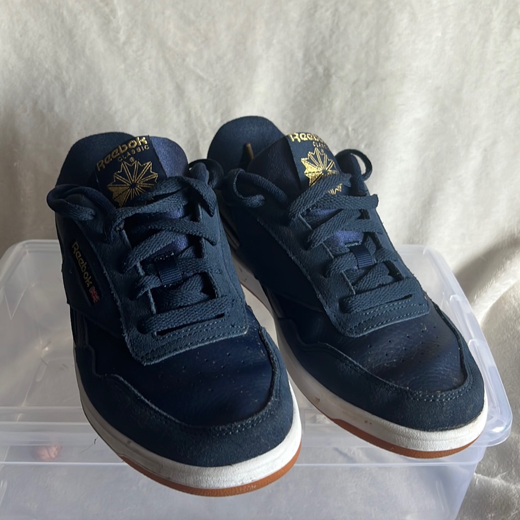 Blue Reebok Classic Sneakers Size 8